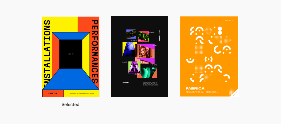 Final posters